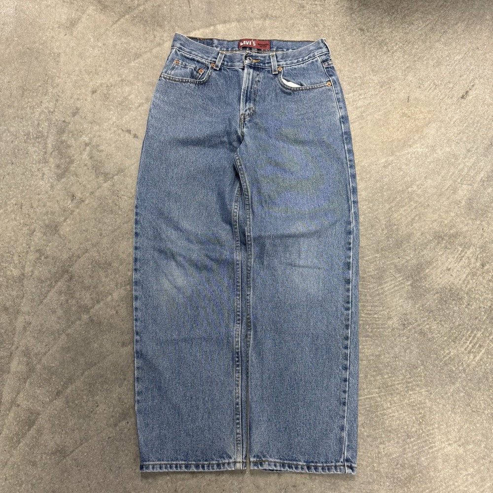 Vintage Women's Levi's 550 Relaxed Fit Jeans 29x29 Light Wash Made Mexico